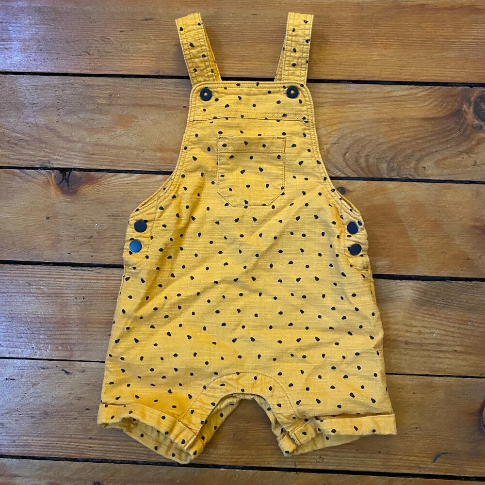 Orchestra Yellow Baby Overalls - 9 months